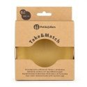 Petite&Mars Take&Match - two-color bowl with suction cup, 450 ml | Intense ocher