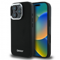 Case DKNY DKHMP16LPSCMCLK iPhone 16 Pro 6.3" black/black hardcase Plain Silver Logo MagSafe