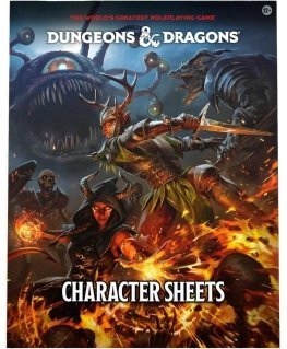 Wizards of the Coast Dungeons & Dragons Character Sheets 2024