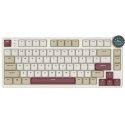 Royal Kludge RK N80 RGB Rosy Clouds belaidė klaviatūra |75%, Hot-swap, Raudona switches, US