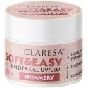 CLARESA Żel budujący do paznokci Soft&Easy Builder Shimmery 45 g CLARESA Żel budujący do paznokci Soft&Easy Builder Shimmery 45 g