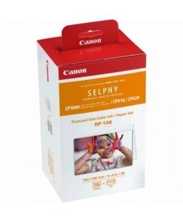 Canon 8568B001 RP-108 Color Ink cartridge + 100x148mm Paper 108 sheets (SPEC)