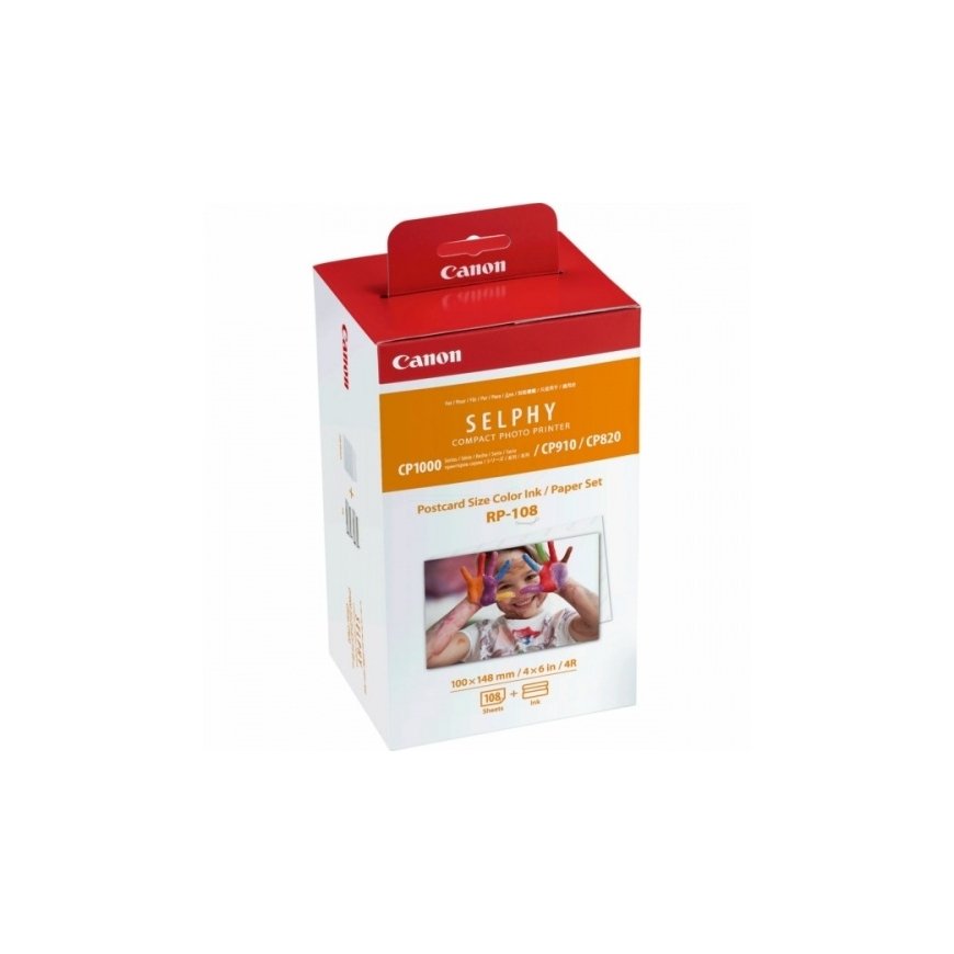 Canon 8568B001 RP-108 Color Ink cartridge + 100x148mm Paper 108 sheets (SPEC)