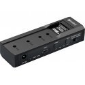Sandberg 136-49 tallennusaseman telakointiasema USB 3.2 Gen 2 (3.1 Gen 2) Type-C musta Sandberg 136-49 tallennusaseman telakointiasema USB 3.2 Gen 2 (3.1 Gen 2) Type-C musta