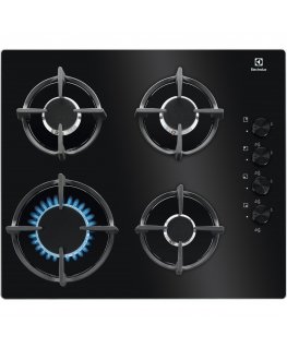 Electrolux KGG6407K Must Sisseehitatud 60 cm Gaas 4 tsoon(id)