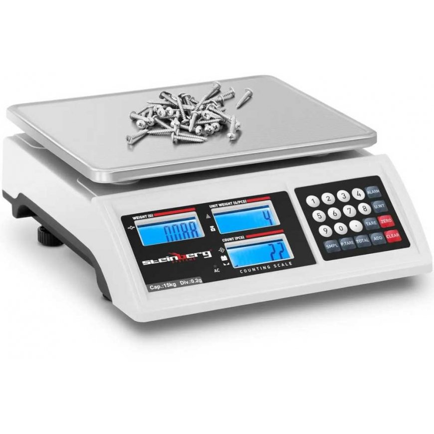 Kitchen scale Steinberg Systems Commercial store scale calculation LCD RS232 15000 g / 0.2 g – 2