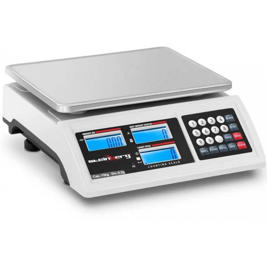 Kitchen scale Steinberg Systems Commercial store scale calculation LCD RS232 15000 g / 0.2 g – 5