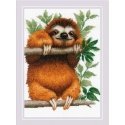 Uab Riolis Cross stitch kit "Lazy" 21x30 SR2213 Uab Riolis Cross stitch kit "Lazy" 21x30 SR2213