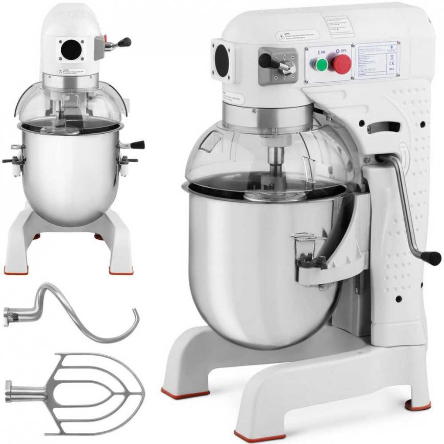 Royal Catering Spiral planetary mixer with drop-down bowl, 30 l, 1100 W