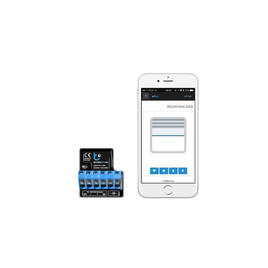 Blebox ShutterBox DC - 12-24V WiFi