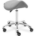 Physa Balno cosmetic stool with wheels up to 150 kg YORK - dark gray Physa Balno cosmetic stool with wheels up to 150 kg YORK - dark gray