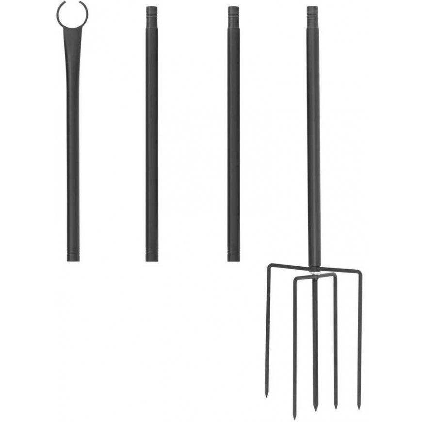 Uniprodo Column for illuminating lamps, plants, garden decorations - 4 pcs. in a set. – 3