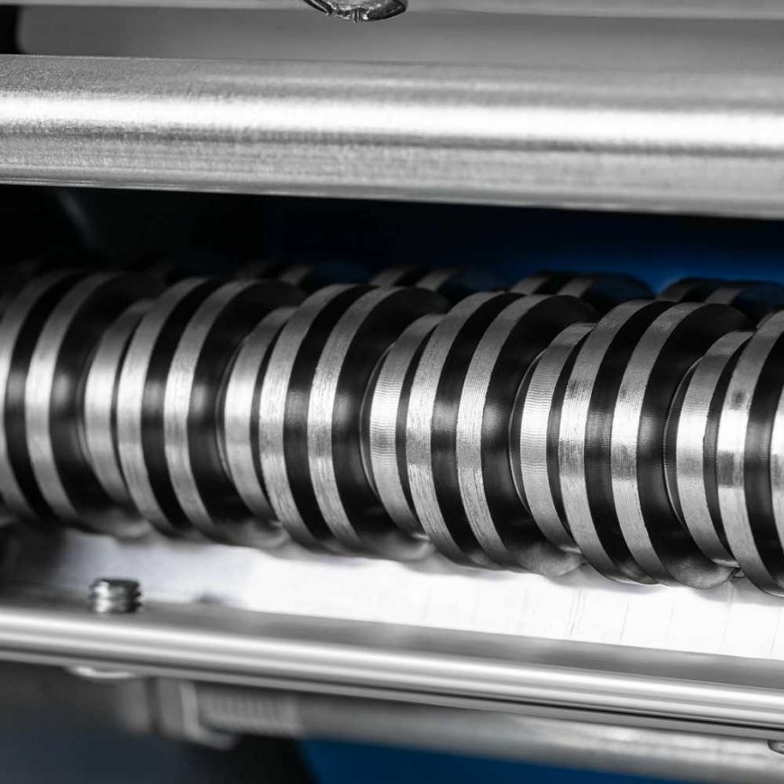 Royal Catering Makaronų gamybos mašinėlė elektrinė ze stali nierdzewnej 220 mm 550 W – 3