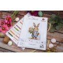 luca S Counted cross stitch kit "Hare's surprise" 10x14cm SB1409 luca S Counted cross stitch kit "Hare's surprise" 10x14cm SB1409