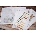 luca S Counted cross stitch kit "Hare's surprise" 10x14cm SB1409 luca S Counted cross stitch kit "Hare's surprise" 10x14cm SB1409