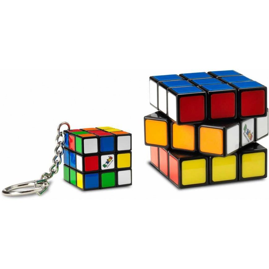 Spin Master Oryginalna Kostka Rubika Rubik's Classic (kostka + breloczek) – 3