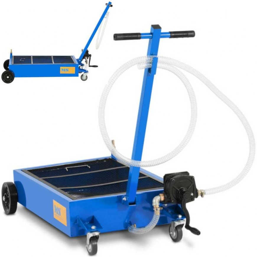MSW Filling machine floor trolley for oil change with hand pump 20l/min 55l