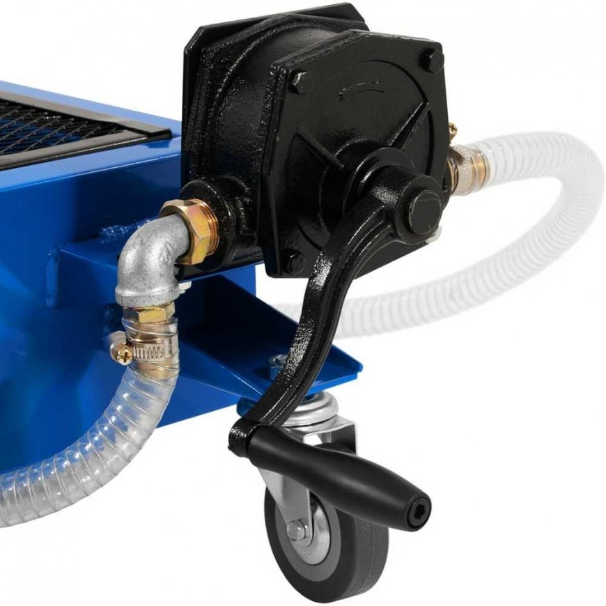 MSW Filling machine floor trolley for oil change with hand pump 20l/min 55l – 3