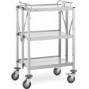 Royal Catering Cart załany kelnerski cateringowy stainless steel 3 półki do 90kg