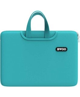 Blue BWOO Neoprene Laptop Bag 14" Light Blue