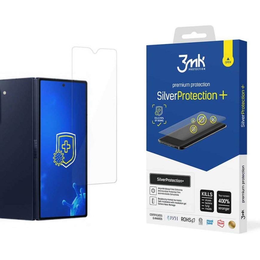3MK SilverProtection+ Sam Z Fold 6 (Front) Fold Edition Wet Mount Antimicrobial Film – 2