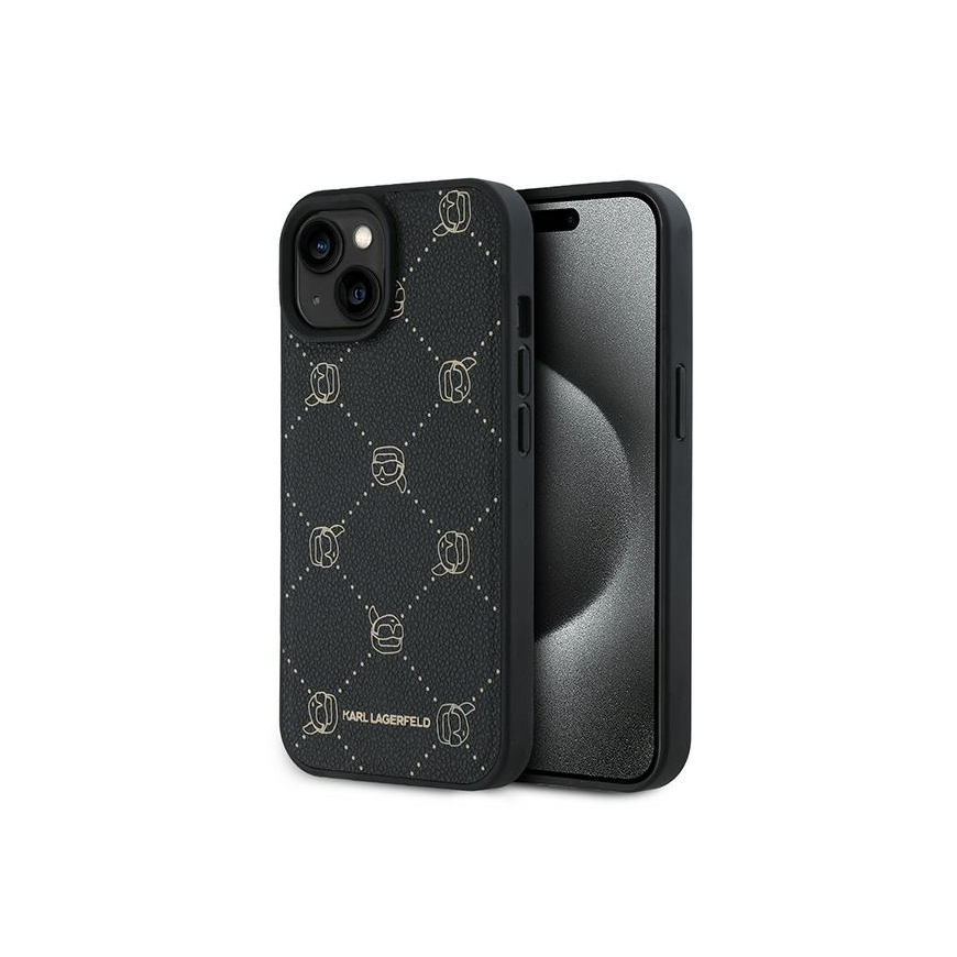 Dėklas Karl Lagerfeld KLHMP15MPGKHPHK iPhone 15 Plus 6.7" juoda/juodas Karl Head MagSafe – 2