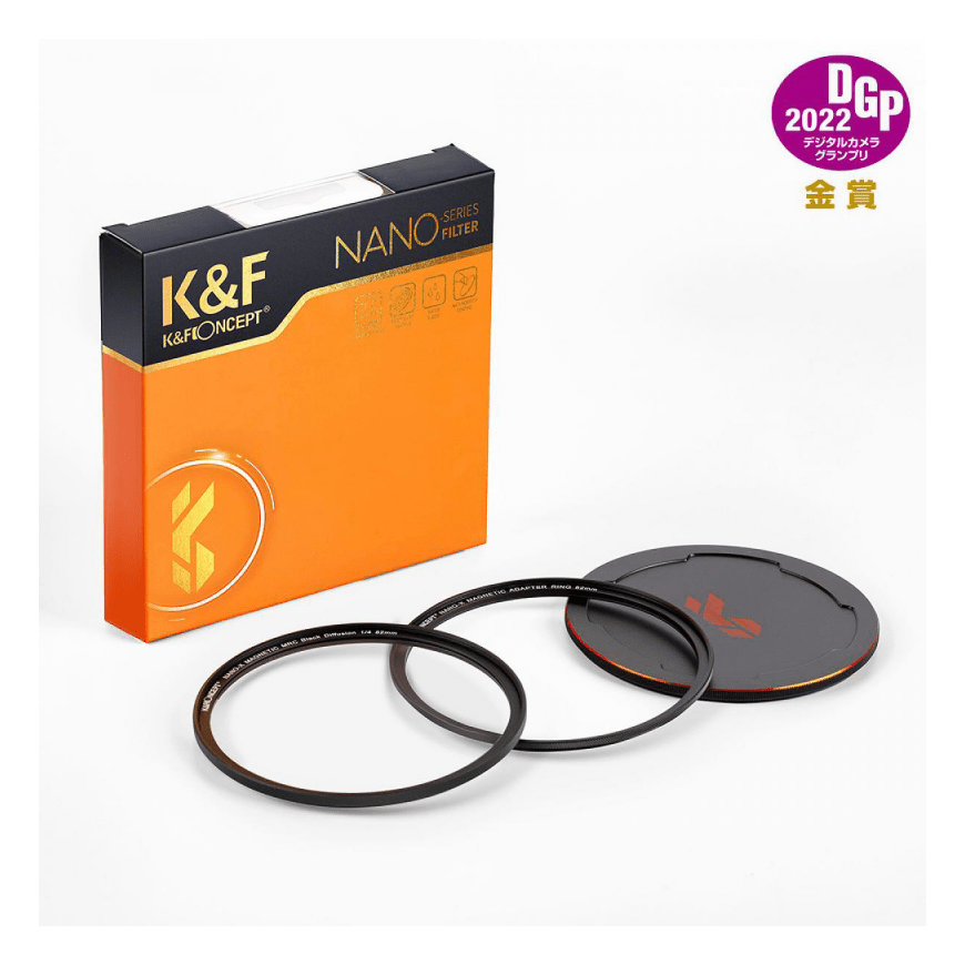 Kampf K&F Concept Nano-X MRC Juodas Mist 1/4 - 72 mm magnetic diffusion filter – 2