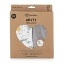Petite&Mars Misty - bambuko muslino vytinys, 2 rinkinys | Pilka