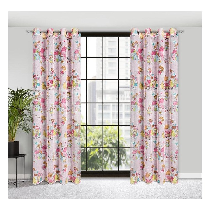Eurofirany Curtains POLLY / Pink 140X250 TRANS – 2