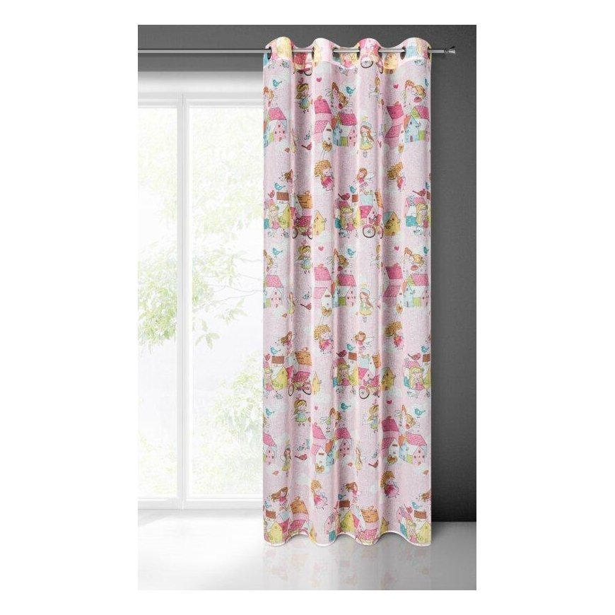 Eurofirany Curtains POLLY / Pink 140X250 TRANS – 3