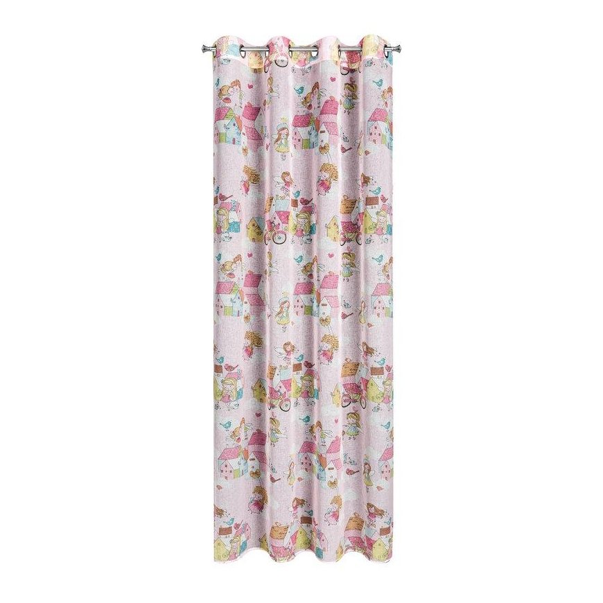 Eurofirany Užuolaidos POLLY / Rožinis 140X250 TRANS – 4