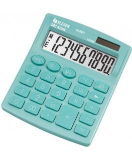 Eleven Calculator SDC810NRGNE, turquoise, desk, 10 seats, double power supply