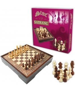 Star Vip Chess Set Walnut S Size Chess Set