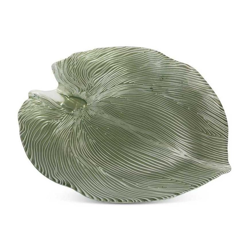 Eurofirany TERRA COLLECTION MONTENEGRO Lapo formos lėkštė, 38 X 34 X 4 cm, spalva: žalia