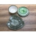 Eurofirany TERRA COLLECTION MONTENEGRO Leaf-shaped plate, 38 X 34 X 4 cm, color: green Eurofirany TERRA COLLECTION MONTENEGRO Leaf-shaped plate, 38 X 34 X 4 cm, color: green