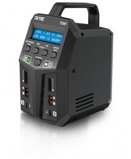 SkyRC T200 bateriju lādētājs AC, Līdzstrāvas
