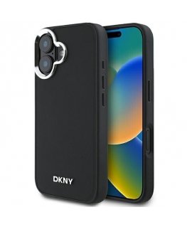 DKNY DKHMP16SPSCMCLK iPhone 16 6.1" czarny|black hardcase Plain
