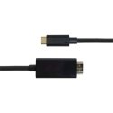 Deltaco 00140019 videokaabliadapter 1 m USB tüüp-C HDMI Must Deltaco 00140019 videokaabliadapter 1 m USB tüüp-C HDMI Must