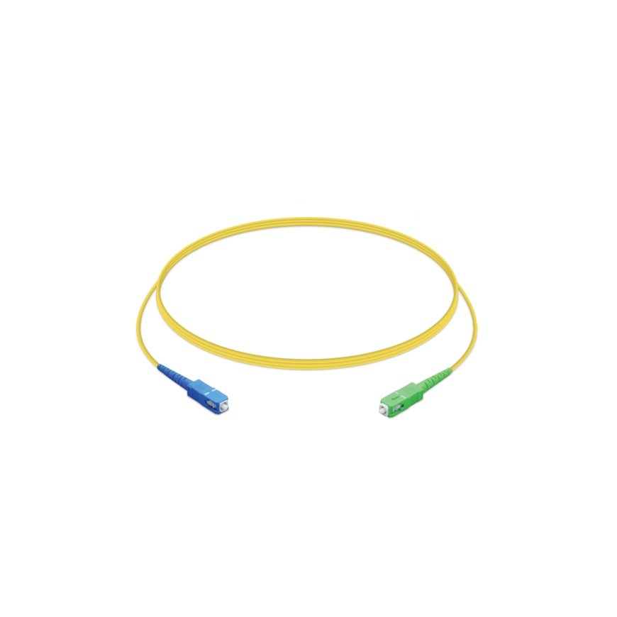 Ubiquiti UF-SM-PATCH-UPC-APC InfiniBand- ja kuituoptiikkakaapeli 1,2 m SC Keltainen