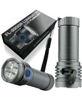 Žibintuvėlis delninis 3x Osram P9 10W LED everActive FL-3300R Luminator 3300 liumenų IPX4