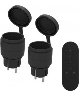 Orno Wireless MINI socket set, remote controlled 2+1, 2300W, IP44