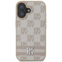 Dėklas DKNY DKHCP16SPCPTSSP iPhone 16 6.1" rožinis/pink hardcase Checkered Pattern & Printed Stripes Dėklas DKNY DKHCP16SPCPTSSP iPhone 16 6.1" rožinis/pink hardcase Checkered Pattern & Printed Stripes