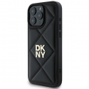 Dėklas DKNY DKHCP16XPQDSLK iPhone 16 Pro Max 6.9" juoda/juodas Quilted Stack Logo Dėklas DKNY DKHCP16XPQDSLK iPhone 16 Pro Max 6.9" juoda/juodas Quilted Stack Logo