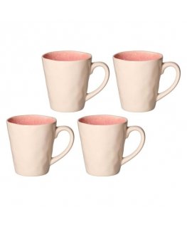 ROSE&TULIPANI CONCERTO FUSE ROSA Set of 4 cups, 360 ml