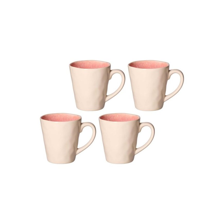 ROSE&TULIPANI CONCERTO FUSE ROSA Set of 4 cups, 360 ml