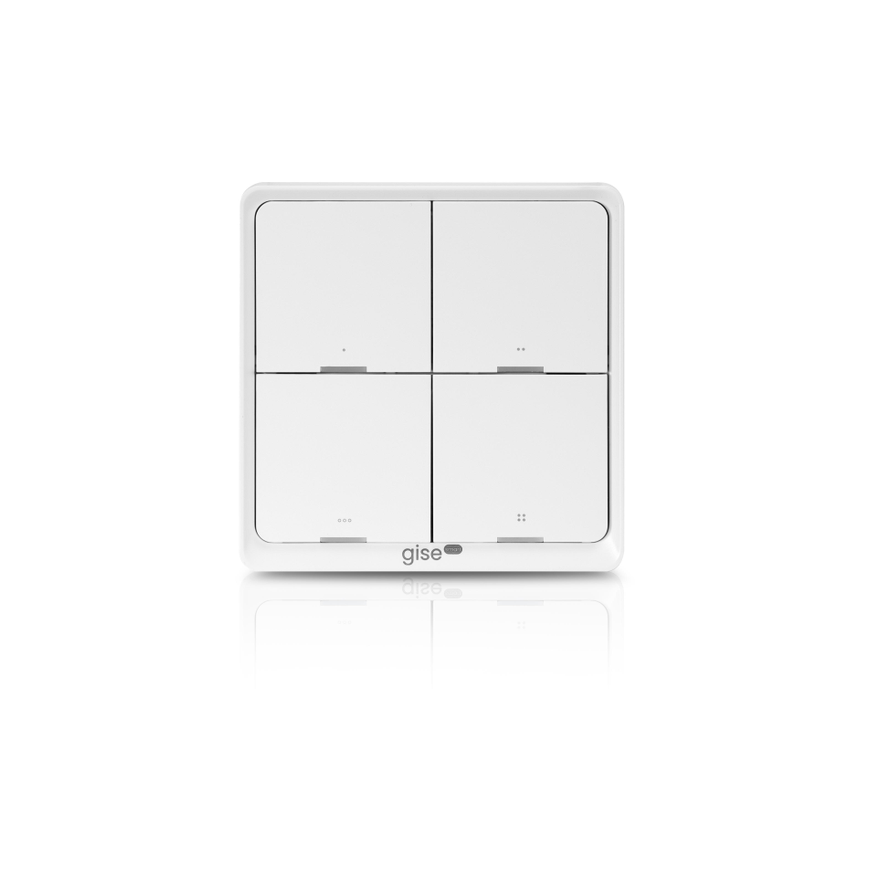 GISE Smart Zigbee scenos mygtukas | Tuya | GSBT-ZB – 4