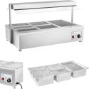 Dry bain marie šildytuvas be vandens, laisvai pastatomas 6 x GN 150mm 55L Royal Catering Dry bain marie šildytuvas be vandens, laisvai pastatomas 6 x GN 150mm 55L Royal Catering