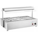 Dry bain marie heater without water, free standing 6 x GN 150mm 55L Royal Catering Dry bain marie heater without water, free standing 6 x GN 150mm 55L Royal Catering
