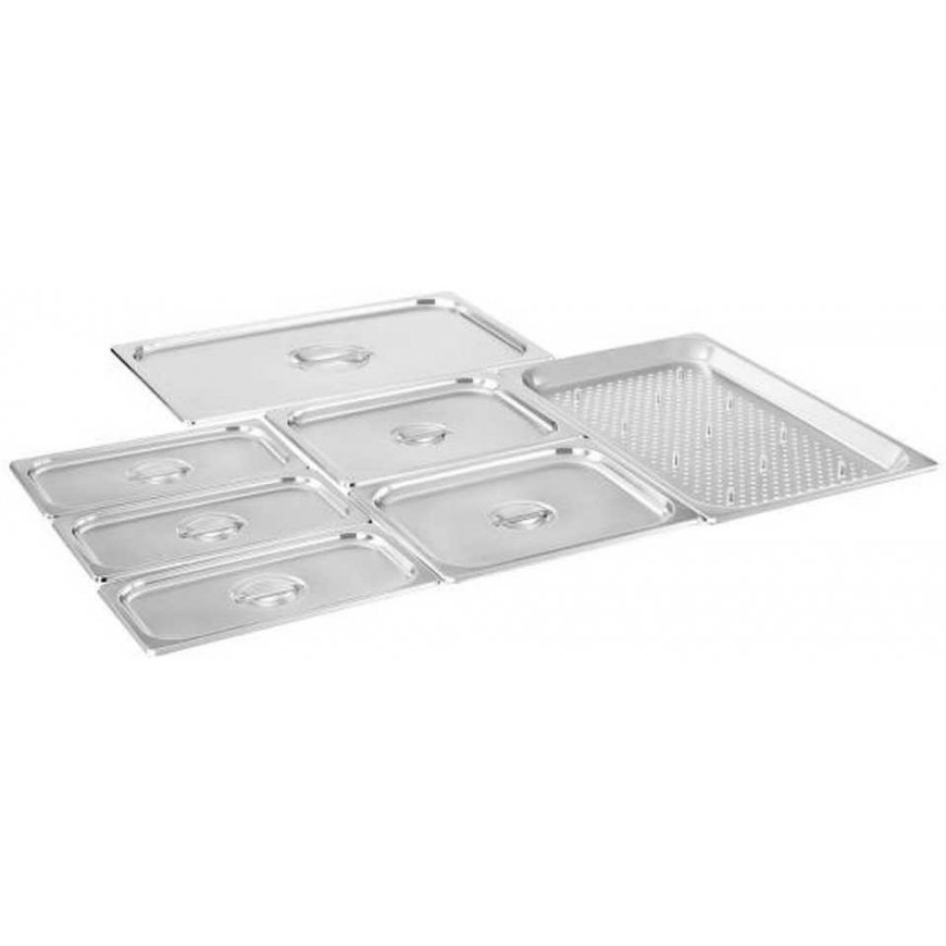Dry bain marie heater without water, free standing 6 x GN 150mm 55L Royal Catering – 5