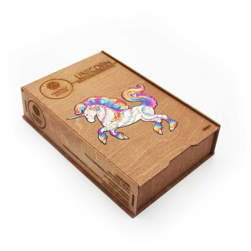 Fantasy Puzzles Unicorn Wooden Puzzle XL Size (600 pieces) – 3